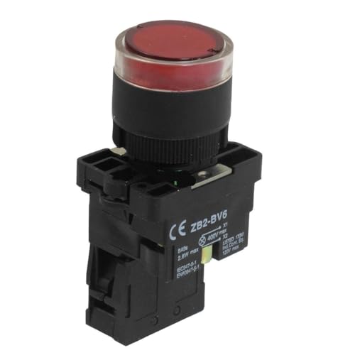 5Pcs 22mm NC Red Illuminated Light Momentary Push Button Switch AC 220V ZB2-EW3462 5Pcs 22mm NC Red Illuminated Light Momentary Push Button Switch AC 220V ZB2-EW3462 von DQFOCPHHAA