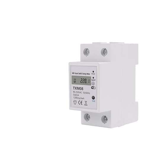 60A Smart Switch Meter Kwh Metering Circuit Breaker Timer with over voltage current Limiter protection 60A Smart Switch Meter Kwh Metering Circuit Breaker Timer with over voltage current Limiter protection von DQFOCPHHAA