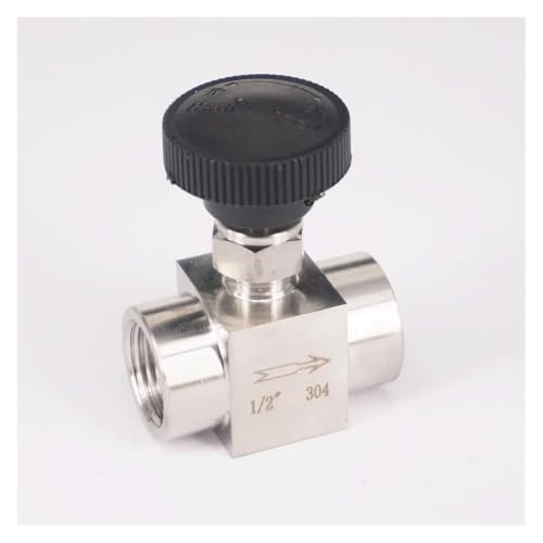 DQFOCPHHAA 1/2" BSP Female 304 Stainless Steel Flow Control Shut Off Needle Valve 915 PSI Water Gas Oil DQFOCPHHAA 1/2" BSP Female 304 Stainless Steel Flow Control Shut Off Needle Valve 915 PSI Water Gas Oil von DQFOCPHHAA