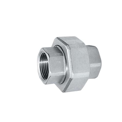 DQFOCPHHAA 1/2" BSP Female Straight Union Pipe Fitting 304 Stainless Steel Threaded Connector for Water Oil Air von DQFOCPHHAA
