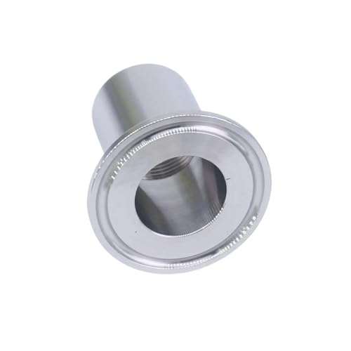 DQFOCPHHAA 1/2" BSPT Female x 1.5" Tri Clamp 304 Stainless Steel Pipe Fitting Connector for Homebrew DQFOCPHHAA 1/2" BSPT Female x 1.5" Tri Clamp 304 Stainless Steel Pipe Fitting Connector for Homebrew von DQFOCPHHAA