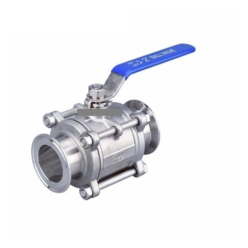 DQFOCPHHAA 1/2" SS304 Stainless Steel Ball Valve 3 Three Piece Tri Clamp 50.5mm Ferrule Type Ball Valve DQFOCPHHAA 1/2" SS304 Stainless Steel Ball Valve 3 Three Piece Tri Clamp 50.5mm Ferrule Type Ball Valve von DQFOCPHHAA