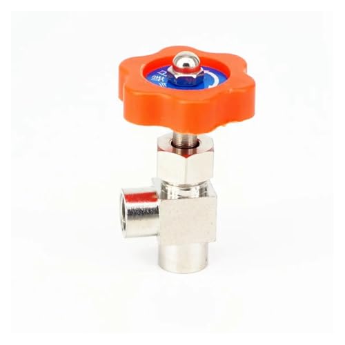 DQFOCPHHAA 1/4" BSP Female Threaded Equal Elbow Nickel-Plated Brass Needle Valve Max Pressure 0.8 Mpa DQFOCPHHAA 1/4" BSP Female Threaded Equal Elbow Nickel-Plated Brass Needle Valve Max Pressure 0.8 Mpa von DQFOCPHHAA