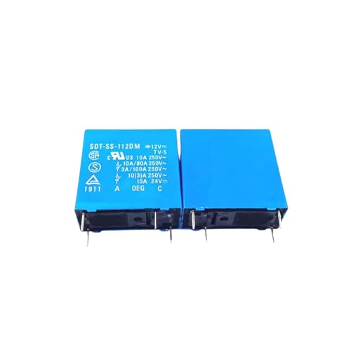 DQFOCPHHAA 10 pcs Relay SDT-SH-112DM SDT-SS-112DM 12V 10A 250V SDT SS 112DM von DQFOCPHHAA