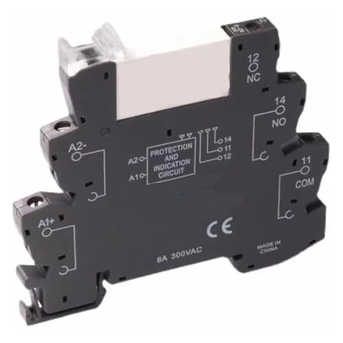 DQFOCPHHAA 10Pcs Interface Slim Relay Set RNC1CO024+SNB05-E-A 24VDC AC 1pole Economic Type Subminiature Medium Power HF41F-024-ZS DQFOCPHHAA 10Pcs Interface Slim Relay Set RNC1CO024+SNB05-E-A 24VDC AC 1pole Economic Type Subminiature Medium Power HF41F-024-ZS von DQFOCPHHAA