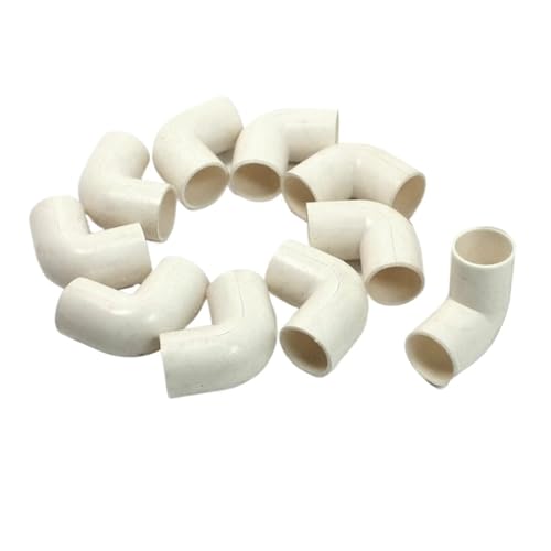 DQFOCPHHAA 10pc White PVC Drainage Pipe Adapter Elbow Connectors Fittings 16mm Dia. DQFOCPHHAA 10pc White PVC Drainage Pipe Adapter Elbow Connectors Fittings 16mm Dia. von DQFOCPHHAA