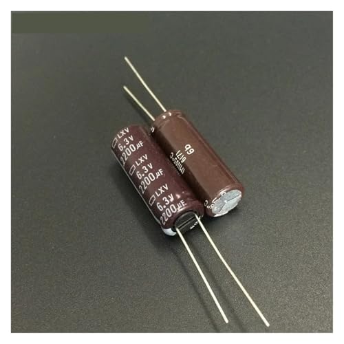 DQFOCPHHAA 10pcs 2200uF 6.3V 10x30mm Low Impedance 6.3V2200uF Aluminum Electrolytic Capacitor DQFOCPHHAA 10pcs 2200uF 6.3V 10x30mm Low Impedance 6.3V2200uF Aluminum Electrolytic Capacitor von DQFOCPHHAA