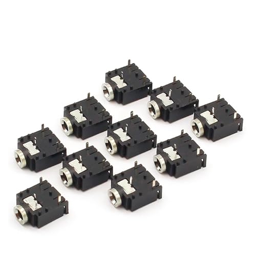 DQFOCPHHAA 10pcs 3 Pin 3.5mm Jack Socket PCB Panel for Headphone with Nut PJ-324M DQFOCPHHAA 10pcs 3 Pin 3.5mm Jack Socket PCB Panel for Headphone with Nut PJ-324M von DQFOCPHHAA