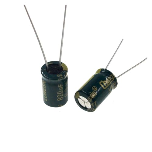 DQFOCPHHAA 10pcs 820uF 6.3V 820MFD 6.3Volt 8 * 12mm Aluminum Electrolytic Capacitor Radial 820mf6.3v 820uf6.3v 6.3v820mf 6.3v820uf DQFOCPHHAA 10pcs 820uF 6.3V 820MFD 6.3Volt 8 * 12mm Aluminum Electrolytic Capacitor Radial 820mf6.3v 820uf6.3v 6.3v820mf 6.3v820uf von DQFOCPHHAA