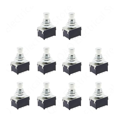DQFOCPHHAA 10pcs Effect Device Through Switch, Change-Over Switch, 12 Foot Foot Switch, 4PDT Environmental Protection DQFOCPHHAA 10pcs Effect Device Through Switch, Change-Over Switch, 12 Foot Foot Switch, 4PDT Environmental Protection von DQFOCPHHAA