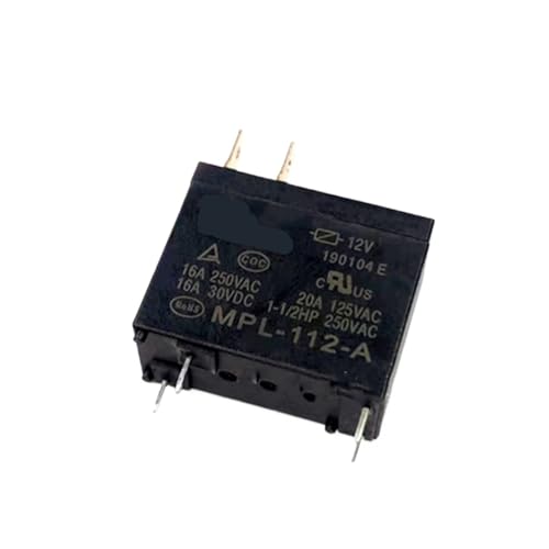 DQFOCPHHAA 10pcs Relay MPL-112-A 12VDC MPL-124-A 24VDC OMIF S 112LM 12V 24V 4PIN 20A DQFOCPHHAA 10pcs Relay MPL-112-A 12VDC MPL-124-A 24VDC OMIF S 112LM 12V 24V 4PIN 20A von DQFOCPHHAA