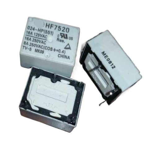 DQFOCPHHAA 1pc HF7520 024-HP(551) (7520A-12V/24V-16A) Relay 4pins von DQFOCPHHAA