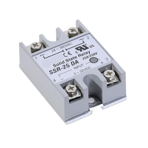 DQFOCPHHAA 1pcs SSR-25DA 25A Solid State Relay Module 3-32V DC Input 24-380VAC DQFOCPHHAA 1pcs SSR-25DA 25A Solid State Relay Module 3-32V DC Input 24-380VAC von DQFOCPHHAA
