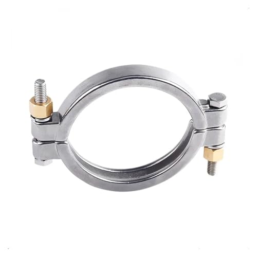 DQFOCPHHAA 2" OD64mm Stainless Steel 304 High Pressure Tri Clamp Clamps for Ferrule Homebrewing Fittings von DQFOCPHHAA