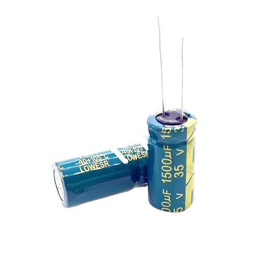 DQFOCPHHAA 20pcs/Lot Low Impedance Frequency 35v 1500UF Aluminum Electrolytic Capacitor Size 13x21mm 1500UF35V 20% von DQFOCPHHAA