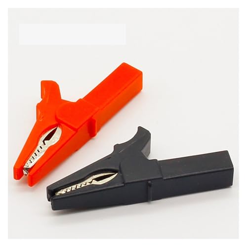 DQFOCPHHAA 2PCS Battery Test Clip 55MM HV Alligator Clip for Banana 4mm Multimeter Pen Cable Probes Crocodile Clip DQFOCPHHAA 2PCS Battery Test Clip 55MM HV Alligator Clip for Banana 4mm Multimeter Pen Cable Probes Crocodile Clip von DQFOCPHHAA