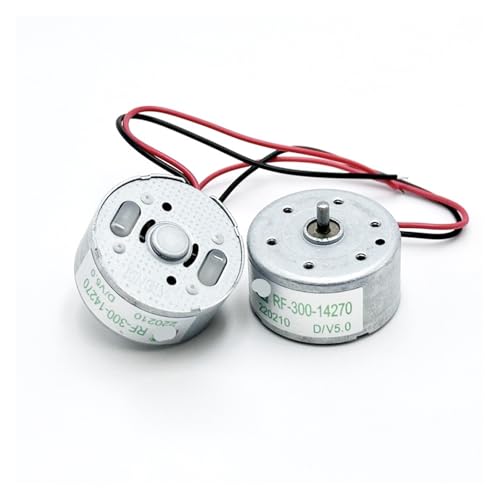 DQFOCPHHAA 2PCS Round RF-300-14270 Metal Brush Solar Electronic Starter Silent DC 1.5V 3V 5V 9000RPM High von DQFOCPHHAA