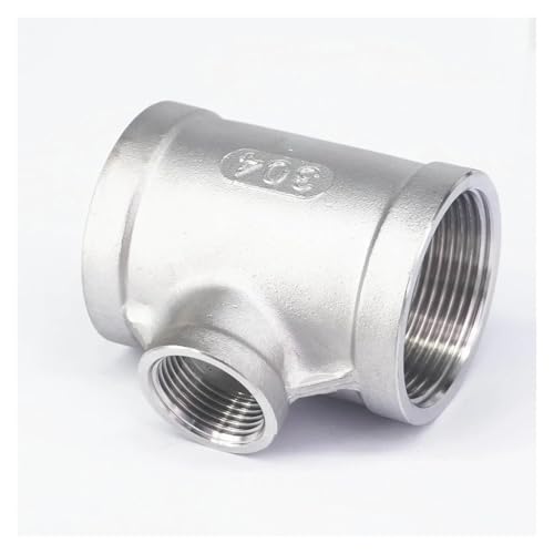 DQFOCPHHAA 3/4" BSP to 1-1/2" BSP Female Thread 304 Stainless Reducing Tee 3 Way Connector Pipe Fitting Water Oil air DQFOCPHHAA 3/4" BSP to 1-1/2" BSP Female Thread 304 Stainless Reducing Tee 3 Way Connector Pipe Fitting Water Oil air von DQFOCPHHAA