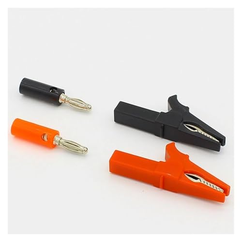 DQFOCPHHAA 55MM Alligator Clip + Banana, Test Probe with 4mm Banana Cable Clips DQFOCPHHAA 55MM Alligator Clip + Banana, Test Probe with 4mm Banana Cable Clips von DQFOCPHHAA