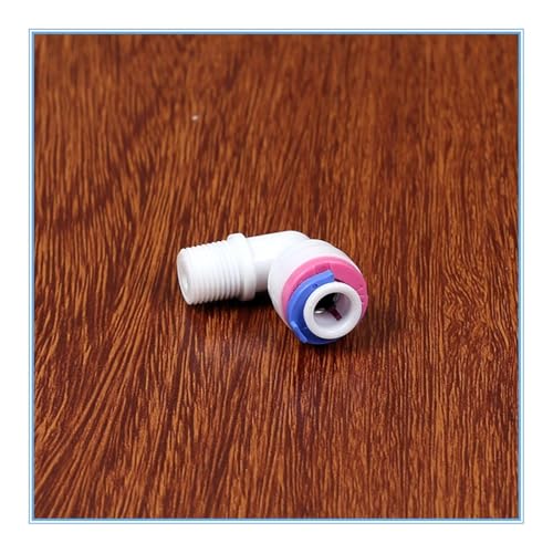 DQFOCPHHAA 5PCS 1/8" Male-1/4 OD Tube PE Pipe Fitting Elbow Non-Return Valve Quick Connector Aquarium RO Water Filter Reverse Osmosis System DQFOCPHHAA 5PCS 1/8" Male-1/4 OD Tube PE Pipe Fitting Elbow Non-Return Valve Quick Connector Aquarium RO Water Filter Reverse Osmosis System von DQFOCPHHAA