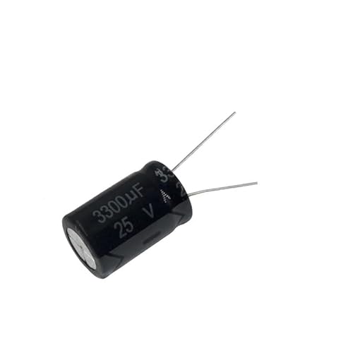DQFOCPHHAA 5pcs 3300uF 25V 3300MFD 25WV 13 * 25mm Aluminum Electrolytic Capacitor Radial DQFOCPHHAA 5pcs 3300uF 25V 3300MFD 25WV 13 * 25mm Aluminum Electrolytic Capacitor Radial von DQFOCPHHAA