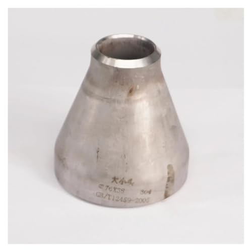 DQFOCPHHAA 76x38mm 304 Stainless Steel Concentric Reducing Butt Welded Pipe Fitting Water Gas Oil von DQFOCPHHAA
