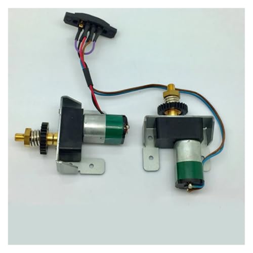 DQFOCPHHAA A Pair of Geared Motors, DC 6V Geared Electronic Starter with Metal Gear/D-axis, High Torque 15 RPM 20 * 11.9 * 14mm von DQFOCPHHAA