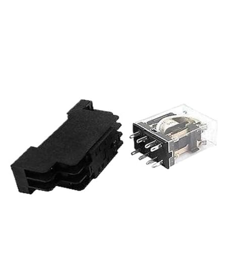 DQFOCPHHAA AC 24V Coil Red Indicator Light DPDT 8 Pins Power Relay 5 Pcs + Socket Base DQFOCPHHAA AC 24V Coil Red Indicator Light DPDT 8 Pins Power Relay 5 Pcs + Socket Base von DQFOCPHHAA