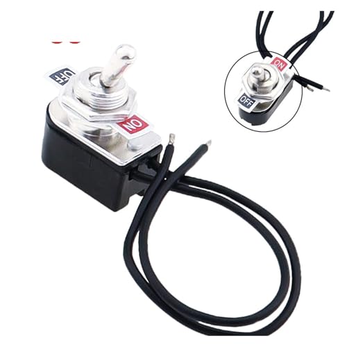 DQFOCPHHAA AC 250V 6A On/Off Prewired Toggle Switch with Wire Cable KNS-1 SPST Contacts Switch Electrical Equipment DQFOCPHHAA AC 250V 6A On/Off Prewired Toggle Switch with Wire Cable KNS-1 SPST Contacts Switch Electrical Equipment von DQFOCPHHAA