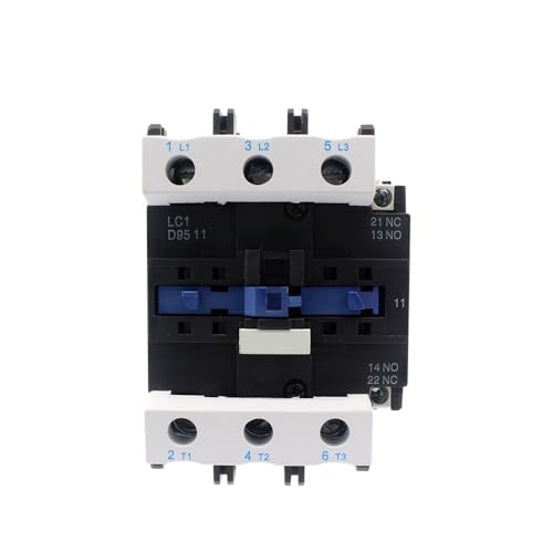 DQFOCPHHAA AC Contactor LC1-D95 95A 220V 50/60Hz Electrical Contactor Din Rail Mounted 3P+NO+NC von DQFOCPHHAA