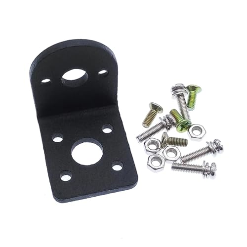 DQFOCPHHAA Aluminium Alloy mounting Bracket 25GB(GA) Gear Motors Bracket with Matching Screw von DQFOCPHHAA
