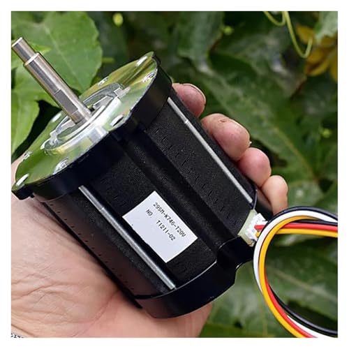 DQFOCPHHAA Circular Stepper Electronic Starter, Two-Phase Four-Wire Electronic Starter, 1.8 Degrees, DC12V 3.1 A, 70.9mm, High Torque 2N.m, with 28CM Cable von DQFOCPHHAA