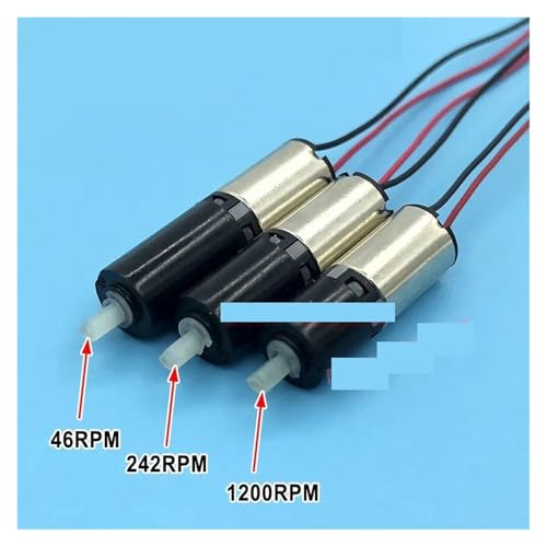 DQFOCPHHAA DC 3V 6mm Planetary Gearbox Reducer Gear Electronic Starter Reduction Coreless Electronic Starter DIY 420RPM(3.7V) von DQFOCPHHAA