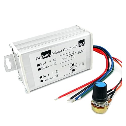 DQFOCPHHAA DC Electronic Starter stepless Speed Controller 12V 24V 60V MAX 20A Pulse WidthModulator Electronic Starter Speed regulating Switch DQFOCPHHAA DC Electronic Starter stepless Speed Controller 12V 24V 60V MAX 20A Pulse WidthModulator Electronic Starter Speed regulating Switch von DQFOCPHHAA