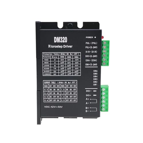 DQFOCPHHAA DM320 2H320 Stepper Electronic Starter Driver Controller Pulse 12800 microstep Electronic Starter brushless DC Electronic Starter Shell von DQFOCPHHAA