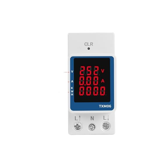 DQFOCPHHAA Din Rail Electricity Digital Meter Power Voltmeter Ammeter kWh Reset Voltage Current Monitor AC 80V~270V 110V 230V DQFOCPHHAA Din Rail Electricity Digital Meter Power Voltmeter Ammeter kWh Reset Voltage Current Monitor AC 80V~270V 110V 230V von DQFOCPHHAA