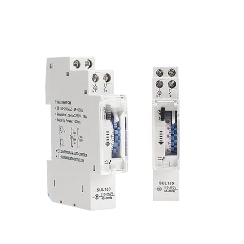 DQFOCPHHAA Din Rail Mechanical Timer Switch 96 Times on/Off per Day Time Set Range 15 Mins Timer 220V von DQFOCPHHAA