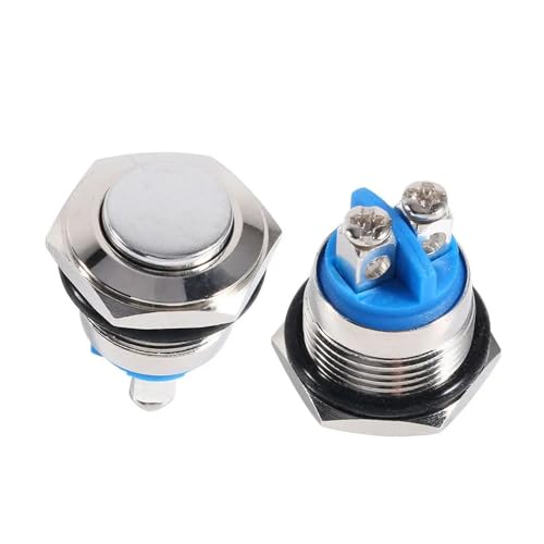 DQFOCPHHAA Horn Button Switch 12V Momentary Push Button Switch Speaker LED Stainless Steel 16mm Metal Switch for Automotive Marine DQFOCPHHAA Horn Button Switch 12V Momentary Push Button Switch Speaker LED Stainless Steel 16mm Metal Switch for Automotive Marine von DQFOCPHHAA
