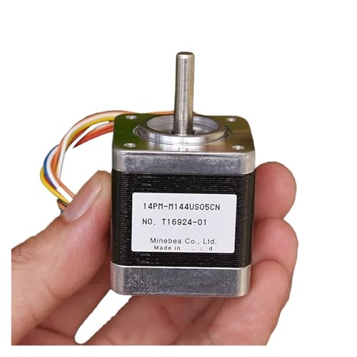 DQFOCPHHAA NEMA 14 35MM 2-Phase 6-Wire Hybrid Step Stepper Electronic Starter 5mm Shaft for RepRap 3D Printer Prusa CNC Robot Engraving Machine DQFOCPHHAA NEMA 14 35MM 2-Phase 6-Wire Hybrid Step Stepper Electronic Starter 5mm Shaft for RepRap 3D Printer Prusa CNC Robot Engraving Machine von DQFOCPHHAA