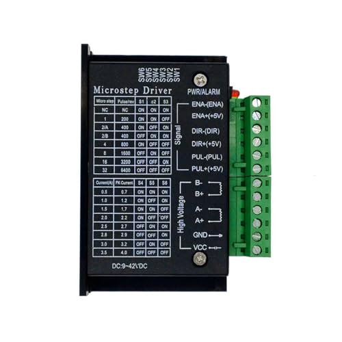 DQFOCPHHAA TB6600 (HY-DIV268N) for 42 57 Stepper motorStepper Electronic Starter Driver cintroller Nema17 Nema23 Two Phase Hybrid Stepper Electronic Starter von DQFOCPHHAA