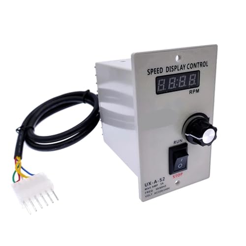 DQFOCPHHAA UX-A-52 LED Display Speed Controller 400W AC 220V 50/60hz Regulator Control Forward & Backward Electronic Starter Speed Governor DQFOCPHHAA UX-A-52 LED Display Speed Controller 400W AC 220V 50/60hz Regulator Control Forward & Backward Electronic Starter Speed Governor von DQFOCPHHAA