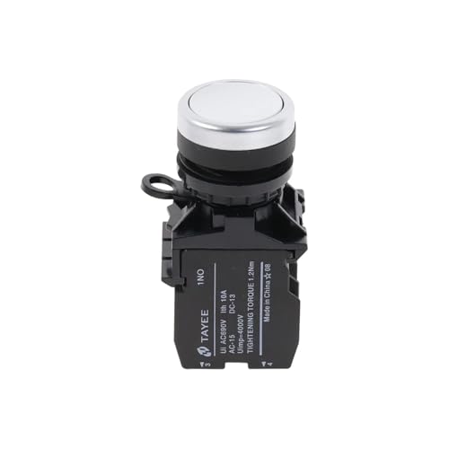 White Self-reset Momentary Push Button Switch Type 1NO+1NC White Self-reset Momentary Push Button Switch Type 1NO+1NC von DQFOCPHHAA