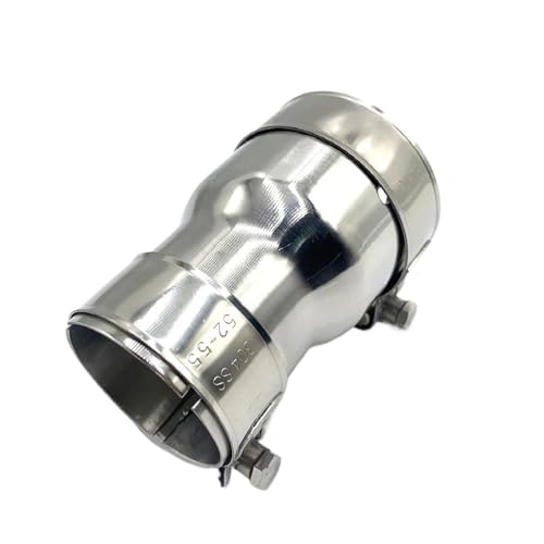 DQRG Auto-Endrohre 1 * Auspuffrohr 304 Edelstahl Rohr Gerade Adapter Reduzierstück Größe Allgemeine Schalldämpfer Hülse Mit Klemme Endrohre(63MM-76MM) von DQRG