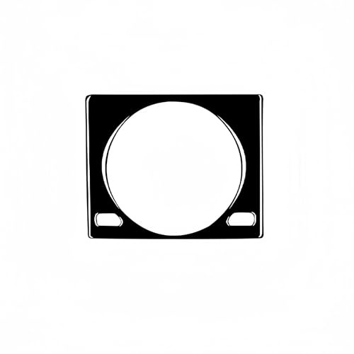 DQRG Auto-Innenverkleidung Für Lexus IS250 2014-2019 Klavier Schwarz Auto Zentrale Konsole Zeitplan Uhr Rahmen Abdeckung Trim Aufkleber Accesorios Coche Innen Interieur Zubehör von DQRG