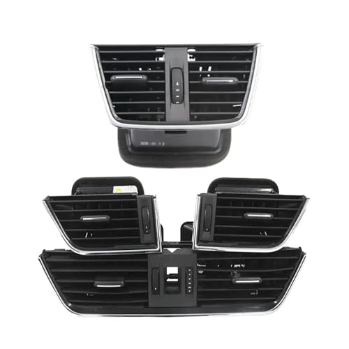DQRG Klimaanlage Entlüftung Armaturenbrett Innen AC Air Outlet Vent Grill Für Skoda Für Octavia 3 A7 5E MK3 2013-2020 5E0819701 5E0819702 5E0820951 5E0819203 Klimaanlage Vent Outlet(4PCS) von DQRG