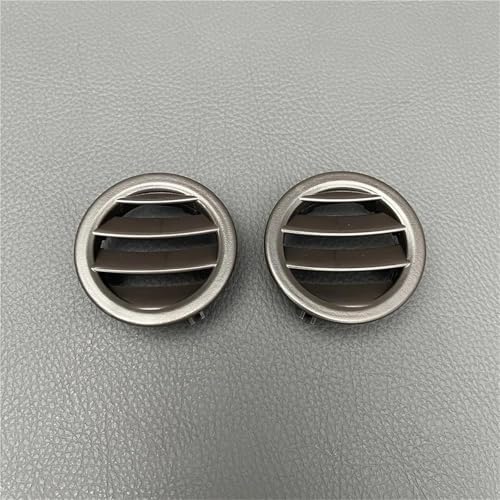 DQRG Klimaanlage Entlüftung Auto Armaturenbrett Runde Klimaanlage AC Vent Outlet Grille Abdeckung Für Mercedes Für Benz C Klasse W204 2008 2009 C220 C230 C260 C300 Klimaanlage Vent Outlet(Brown L r) von DQRG