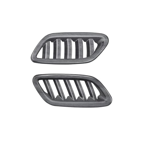 DQRG Klimaanlage Entlüftung Auto Front Air Vent Dashboard A/C Outlet Rahmen Abdeckung Trim Für Hyundai Für KONA 2024 + Holz Klimaanlage Vent Outlet von DQRG
