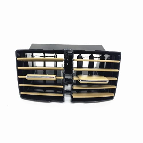 DQRG Klimaanlage Entlüftung Auto Hinten Center A/C Air Vent Outlet Flow Grille Montage Für Mercedes Für Benz W164 X164 GL ML Klasse 2006-2011 Klimaanlage Vent Outlet(Beige) von DQRG
