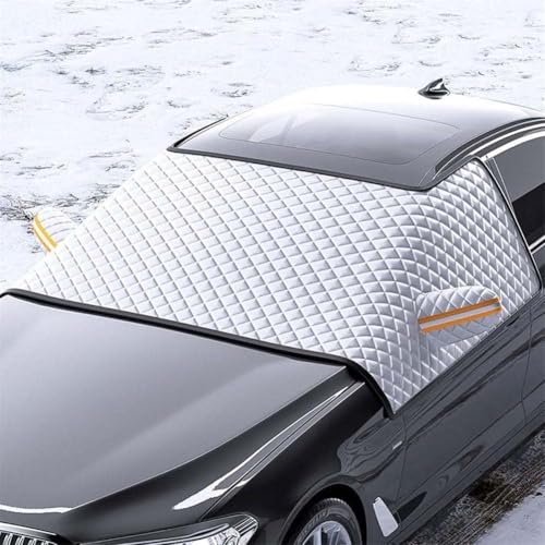DQSZ Frontscheibenabdeckung Winter für Autoper Renault Captur 2019 2020 2021 2022 2023 2024, Schützende Windschutzscheibenabdeckung Windschutzscheiben-Schneeschutzabdeckung Zubehör von DQSZ