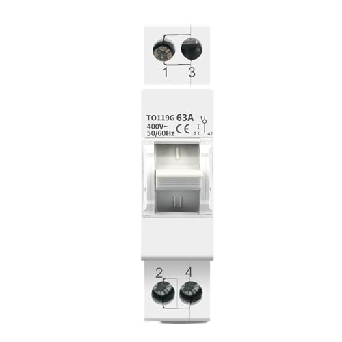 1P 63A MTS Dual Power Manual Transfer Isolating Switch Interlock Circuit Breaker(63A) von DQTWFJDZH